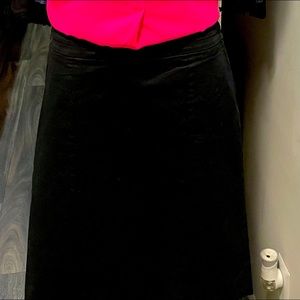 Loft Straight Black Skirt